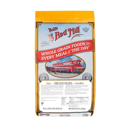 Bobs Red Mill Natural Foods Bob's Red Mill Corn Grits 25lbs 1145B25